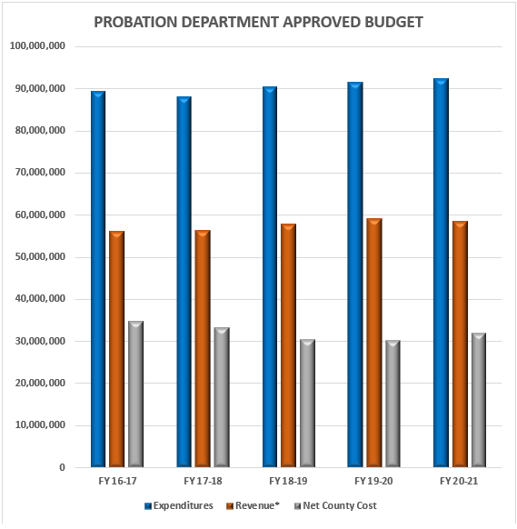 probation department approved budget